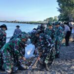 Kodim 1606/Mataram Libatkan Ratusan Peserta dalam Karya Bakti dan Donor Darah di Loang Baloq
