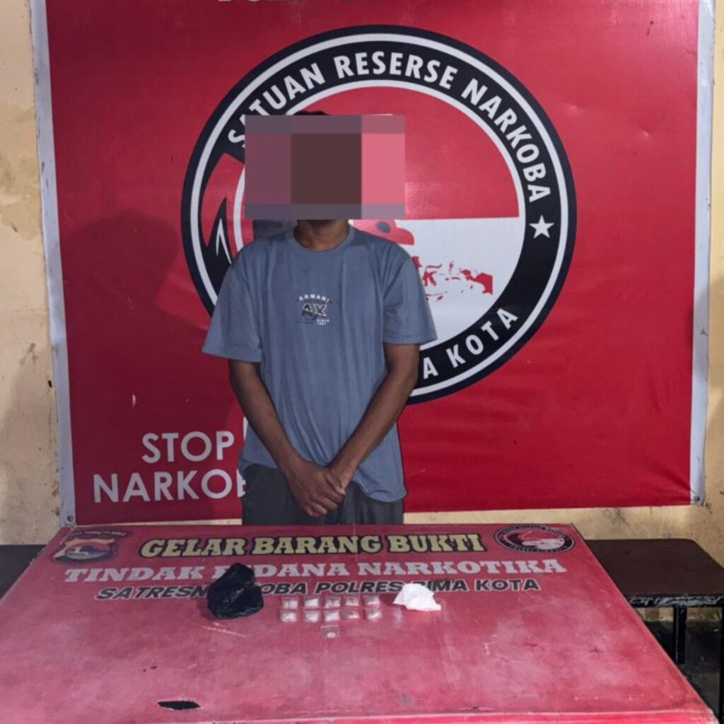 Pemuda 22 Tahun di Sape Ditangkap, Polisi Sita 11 Poket Shabu Siap Edar