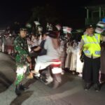 Kawal Pawai Ta’aruf di Labuapi, TNI-Polri Jaga Kamtibmas