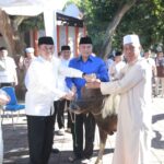 Polda NTB Sembelih Ratusan Hewan Kurban, Daging Dibagikan Kepada Masyarakat Penerima Manfaat