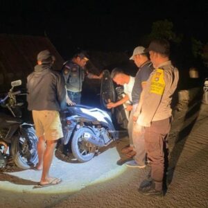 Gencarkan Patroli Malam Polsek Donggo Cegah Potensi Kriminalitas dan Kondusifitas Wilayah