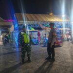 Kehadiran TNI-Polri Bikin Pengunjung Pasar Malam Tenang