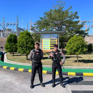 Unit Obvit Sat Samapta Polres Bima Kota Laksanakan Pengamanan dan Patroli di Objek Vital Nasional PLTMG Bonto Bima