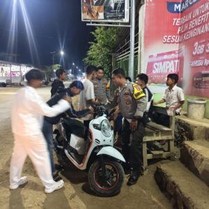 Patroli Dialogis Polsek Sape Sasar Tempat Keramaian dan Lokasi Rawan Kriminalitas