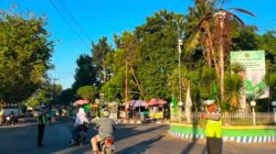 SAT LANTAS POLRES DOMPU GELAR RAWAN PAGI DAN STRONG POINT, WUJUDKAN KEAMANAN SERTA KELANCARAN ARUS LALU LINTAS