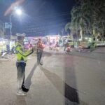 BLUE LIGHT PATROL SATLANTAS POLRES DOMPU WUJUDKAN KAMSELTIBCAR LANTAS DAN CEGAH GANGGUAN KAMTIBMAS