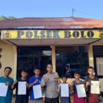 Enam Warga Binaan Terlibat Kenakalan Enam Remaja Bhabinkamtibmas Polsek Bolo Berikan Pembinaan