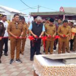 WAMEN PKP RESMIKAN PENATAAN PEMUKIMAN KUMUH TERPADU DOROKARAMA II DI DOMPU, POLRES DOMPU PASTIKAN KEGIATAN BERJALAN AMAN DAN KONDUSIF