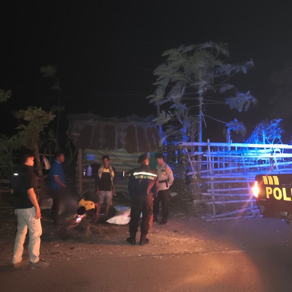 Patroli Blue Light Polsek Wawo Jaga Kondusivitas Wilayah dan Cegah Gangguan Kamtibmas