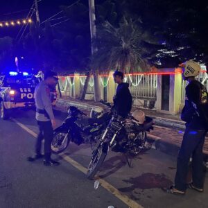 Tindak Lanjut Laporan Call Center 110, Sat Samapta Polres Bima Kota Bubarkan Aksi Balap Liar