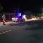 Patroli Strong Point Presisi Polri Polsek Gangga Terangi Jalan Gangga-Bayan