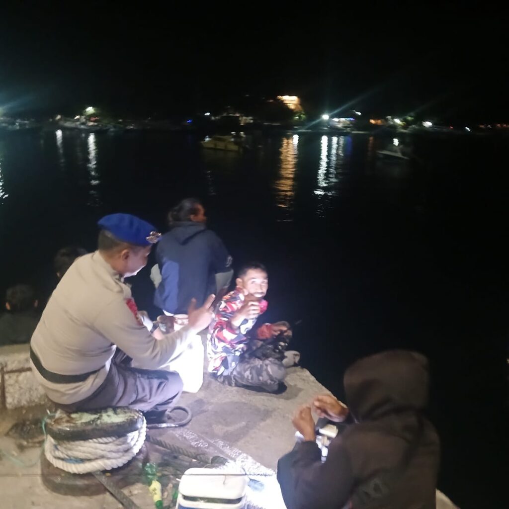 Sat Polair Polres Lotara Cek Kapal Shiptender di Pelabuhan Teluk Nara, Situasi Aman
