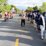 Polsek Gangga Amankan Rombongan Nyongkolan Leong Tanjung, Jalan Menuju Segara Katon Lancar