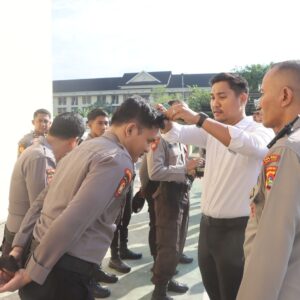 Jelang HUT Bhayangkara Ke-80, Sipropam Polres Bima Kota Gelar Opsgaktiblin terhadap Personel