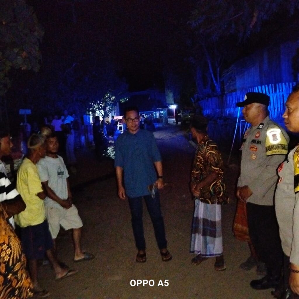 Respon Cepat Polsek Ambalawi, Amankan Warga yang Lakukan Penghadangan Jalan di Desa Talapiti