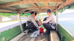 Jaga Keamanan di Jalur Laut, Satpolairud Polres Bima Kabupaten Pertebal Patroli Rutin Perairan