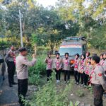 Sat Binmas Polres Bima Kota Hadiri Pembukaan Perkemahan Pelantikan Anggota Baru Saka Bhayangkara