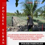 Polri Dukung Astacita, Polsek Jenu Polres Tuban jagung milik Warga di Desa Socorejo