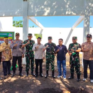 Polsek Pekat Amankan Kunjungan Kerja Pangdam IX/Udayana di Brigif TP 31/Perisai Sakti dan Batalyon TP 875/Sangga Yudha Perkasa