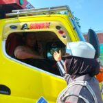 Unit Kamsel Satlantas Polres Bima Kota Edukasi Pengendara Gunakan Helm SNI dan Safety Belt
