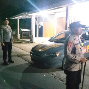 Patroli Dini Hari, Polsek Batukliang Utara Intensifkan Pengamanan Cegah Gangguan Kamtibmas