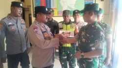 Danposramil Ambalawi Beri Kejutan HUT Bhayangkara ke-80 di Polsek Ambalawi, Perkuat Sinergitas TNI-Polri