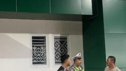 Patroli Obyek Vital, Polsek Pemenang Sterilkan Bank NTB Cabang Pemenang