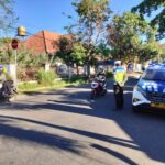 Cegah Pelanggaran Lalu Lintas, Sat Lantas Polres Sumbawa Intensifkan Patroli di Simpang 4 Kejaksaan