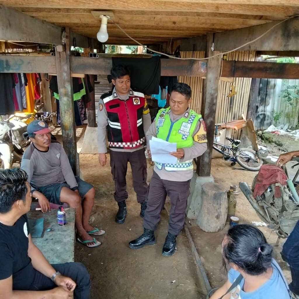 Polsek Seteluk Gencarkan Sosialisasi Pencegahan TPPO, Warga Diimbau Tolak PMI Ilegal
