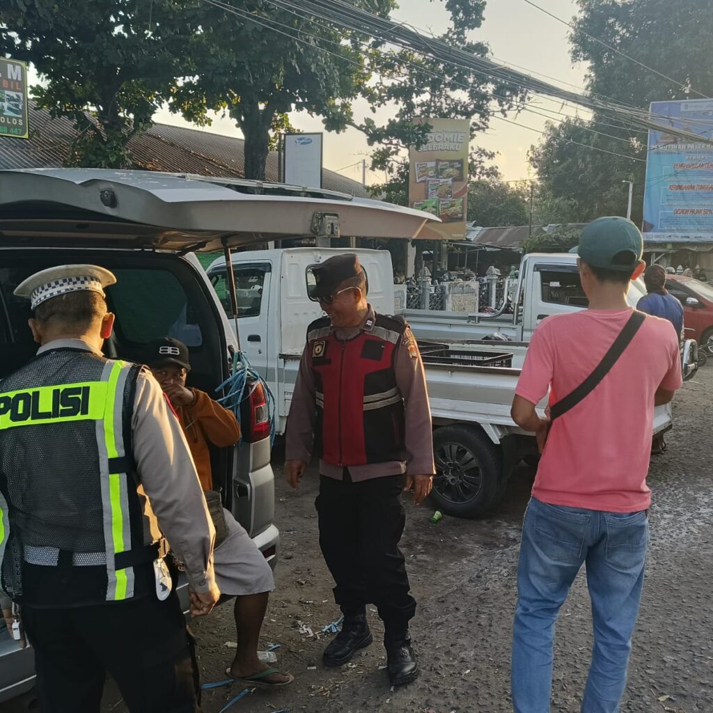 Polsek Imbau Pedagang Waspada Uang Palsu dan Kejahatan 3C di Area Pasar