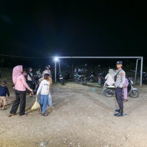 Polsek Lambu Gencarkan Patroli Blue Light, Ciptakan Harkamtibmas yang Kondusif