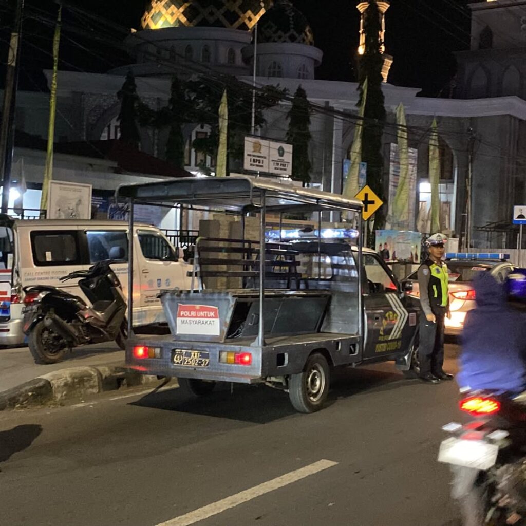 Polsek Tanjung Gelar Patroli Malam, Antisipasi 3C dan Balap Liar