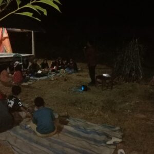 Bhabinkamtibmas Polsek Woha Hadiri Penutupan Kegiatan Masa Orientasi Siswa Baru di MTS Al-Jihad