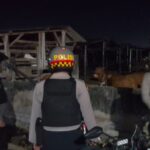 Cegah Aksi 3C, Sat Samapta Polres Lombok Barat Intensifkan Patroli Malam di Desa Jembatan Kembar