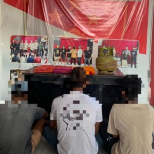 Bobol Rumah Warga, Tiga Terduga Pelaku Pencurian Dibekuk Polisi