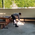 Polsek Pemenang Amankan Pertandingan Sepak Bola Liga 4 Piala Bupati KLU di GOR Mini Pemenang