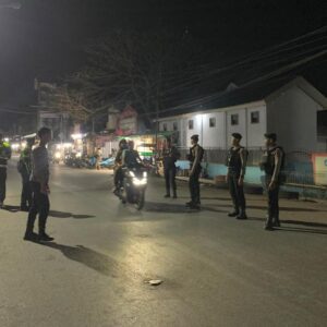 Cegah Aksi Balapan Liar dan Kasus 3C Serta Kejahatan Jalanan Lainnya, Piket Gabungan Fungsi Polres Bima Kabupaten Gelar Patroli KRYD Malam Hari