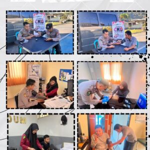 Optimalkan Kinerja Personel, Si Dokkes Polres Sumbawa Barat Berikan Pelayanan Kesehatan Rutin