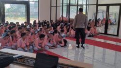 Masa Orientasi, Polres Lombok Barat Edukasi Siswa SMKN 2 Lembar Bahaya Perundungan dan Narkoba