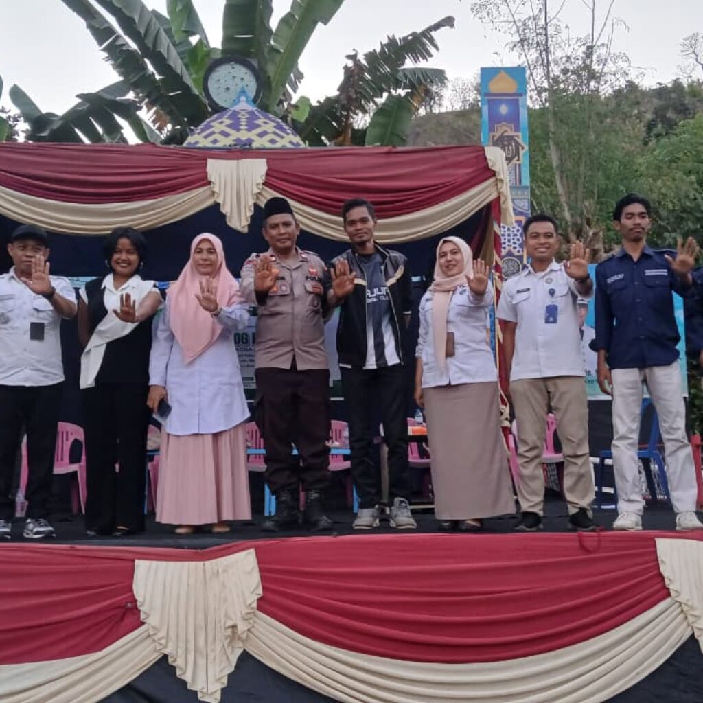 Bhabinkamtibmas Polres Bima Kota Hadiri Dialog Publik Bahaya Narkoba dan Judi Online di Kelurahan Jatibaru