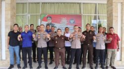 Perkuat Sinergitas Polri, TNI, dan Kejaksaan, Kapolres Bima Kota dan Kapolres Bima Gelar Silaturahmi Lintas Institusi