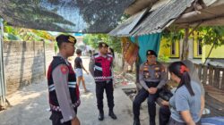 Sentuhan Kasih Polres Lombok Barat, Sat Samapta Bagikan Sembako kepada Warga Kurang Mampu