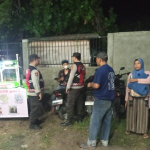 Polsek Gangga Gelar Patroli Blue Light Antisipasi 3C dan Jaga Harkamtibmas