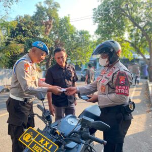 Sipropam Polres Dompu Gelar Gaktibplin, Wujudkan Disiplin dan Profesionalisme Personel