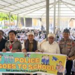 Satlantas Polres Lombok Barat Gelar Police Goes to School di Ponpes Darul Mustofa NW