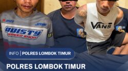 POLRES LOMBOK TIMUR BERHASIL UNGKAP KASUS CURANMOR, 3 PELAKU DAN 9 UNIT SEPEDA MOTOR DIAMA