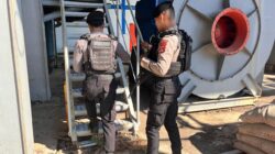 Unit Pamobvit Sat Samapta Polres Bima Kota Laksanakan Pengamanan Objek Vital Nasional di PLTU Bima