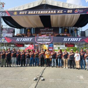 Gas di Sirkuit, Bukan di Jalan! Open Drag Bike Dhira Brata Cup Championship 2026 Resmi Dibuka di Samarinda dalam Rangka Hari Bhayangkara ke-80