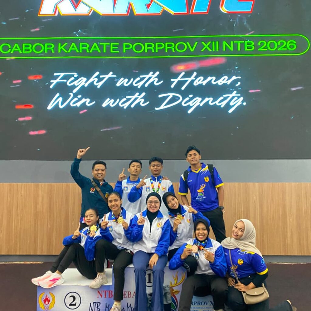 Binaan Dojo SDKP, Karateka Lombok Barat Sukses Sabet Juara Umum II Porprov XII NTB