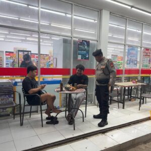 Cegah Tindak Pidana 3C, Polsek Utan Intensifkan KRYD dan Patroli Blue Light di Titik Rawan